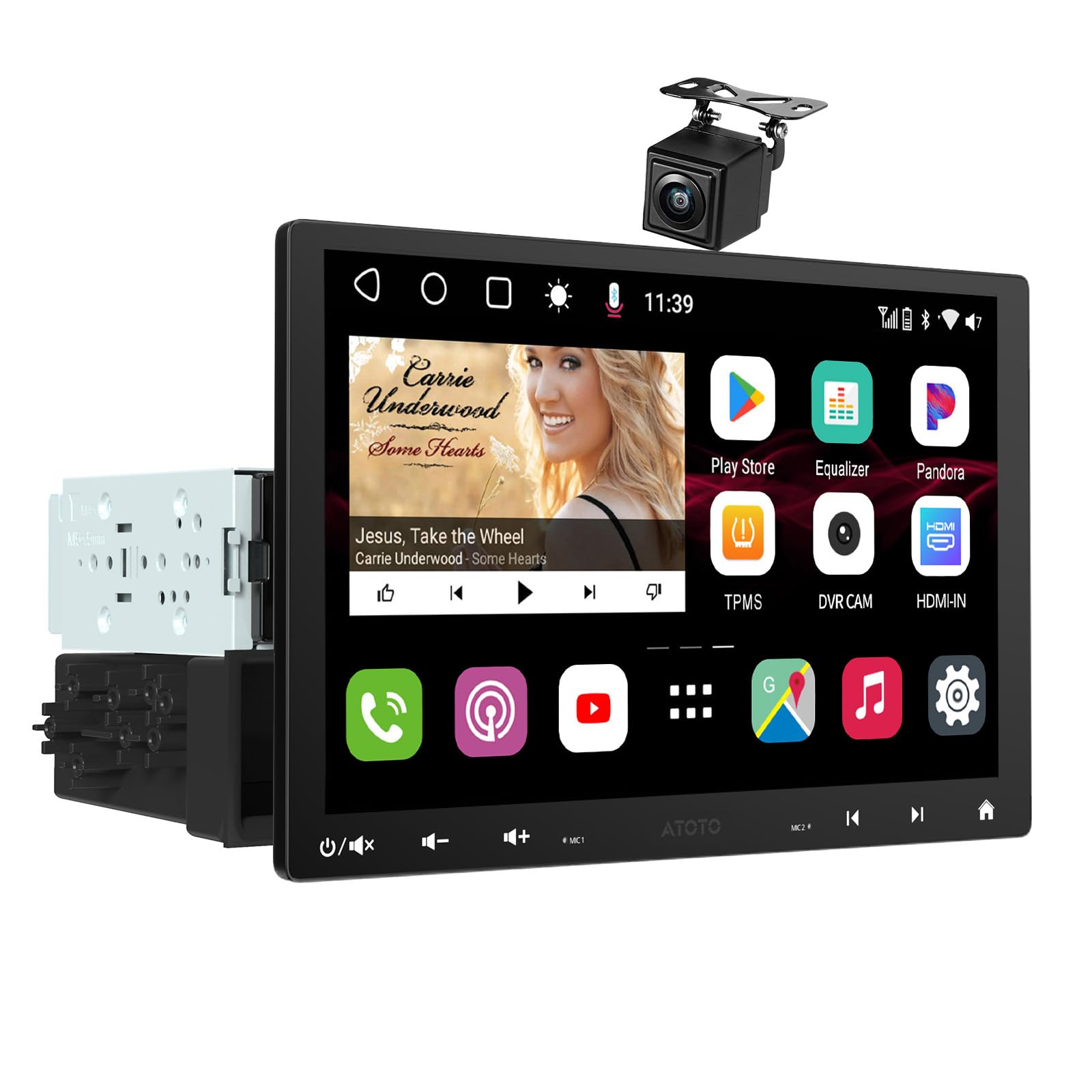 Amazon.co.jp: ATOTOZONE S8 MS Androidカーナビ 10インチ
