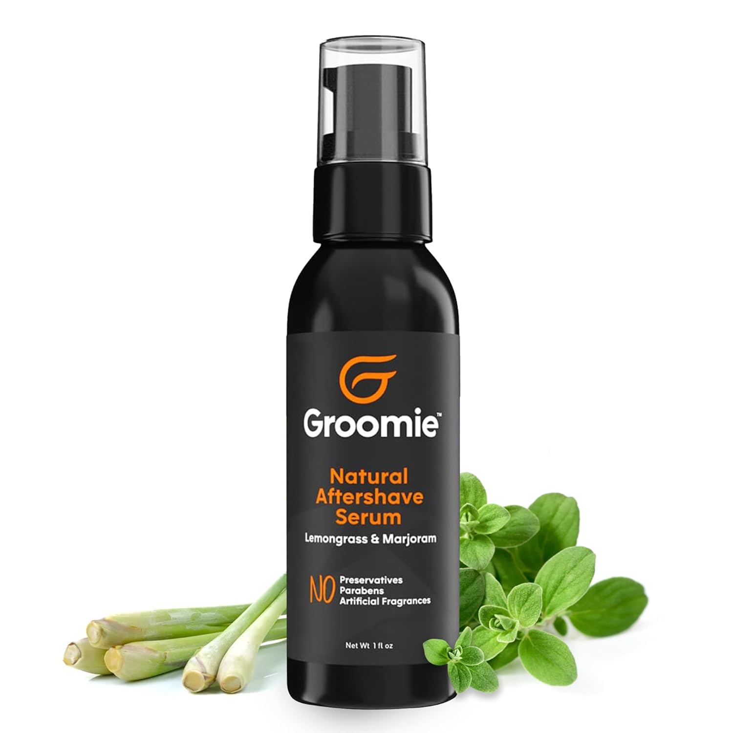 Groomie Natural Aftershave Serum for Bald Men Mens Skin