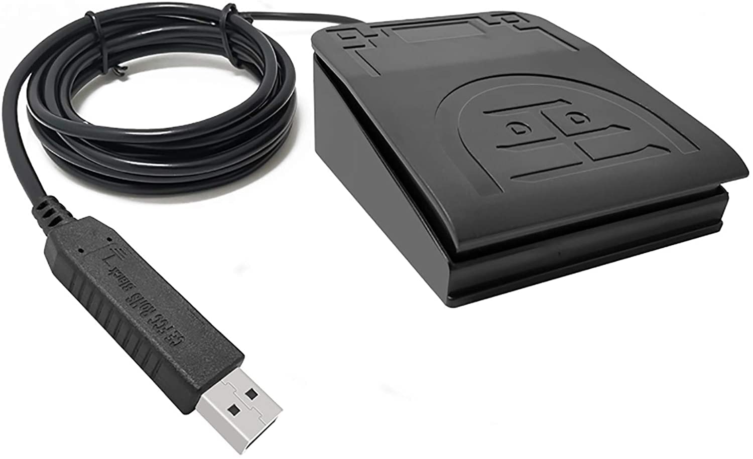 PCsensor Upgraded USB Single Foot Pedal Optical Switch Control One Key Program Computer Keyboard Mouse Game Action HID, Mechanical Switch