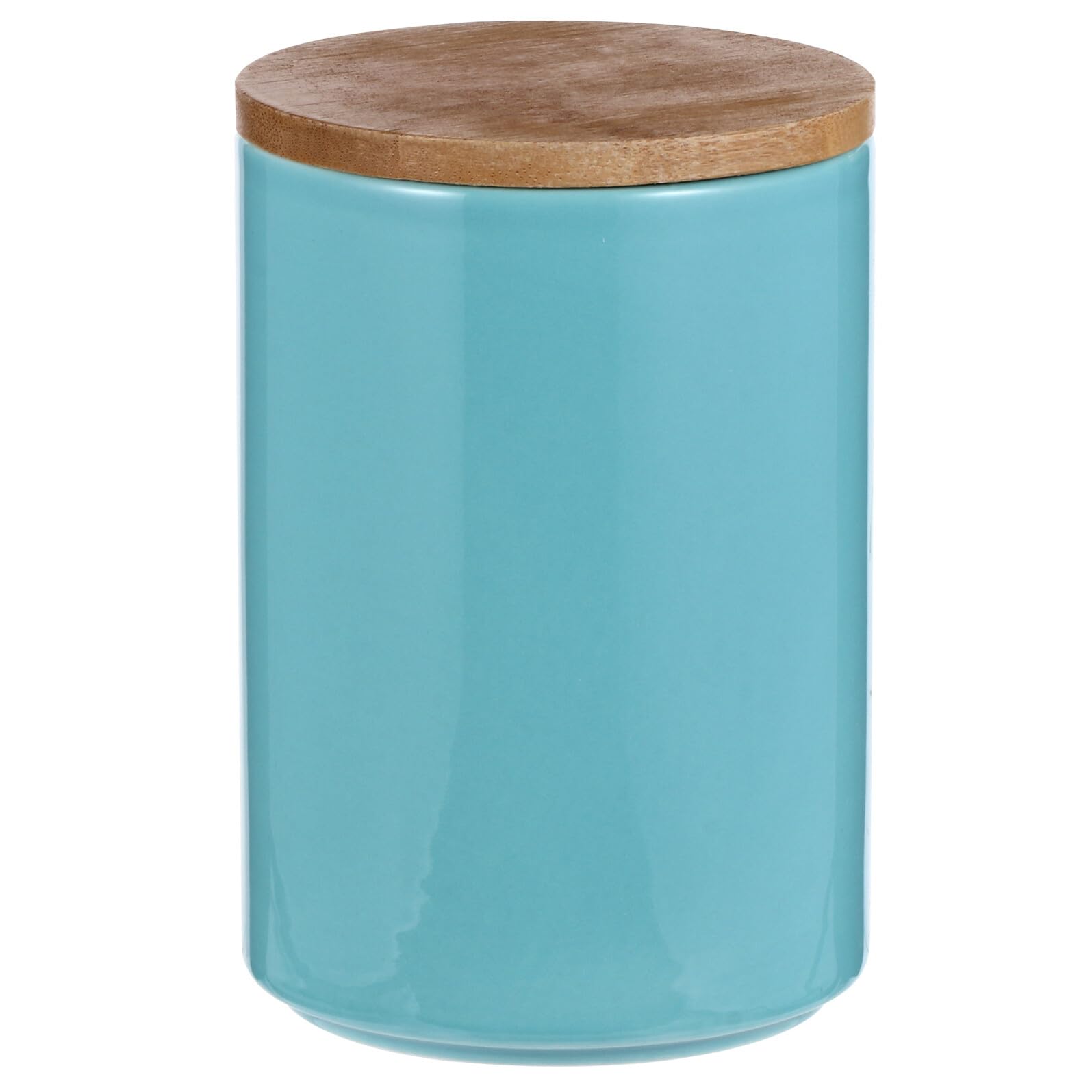 Barattolo Ermetico per Conservare Freschezza in Casa in Ceramica da 900ml Coperchio in Bambù Contenitore per Alimenti, Stile Nordico Creativo