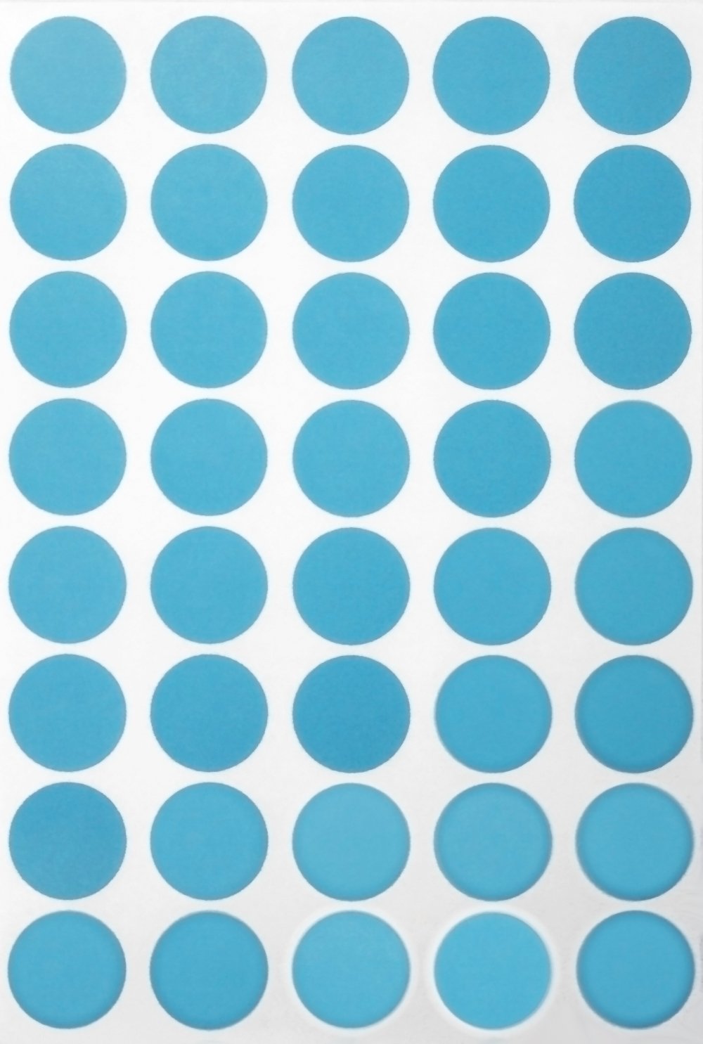 Royal Green Round Sticky Labels to Write on Inventory and Labeling, Pricing Dot Stickers 3/4 inch, 4000-Pack (Light Blue)