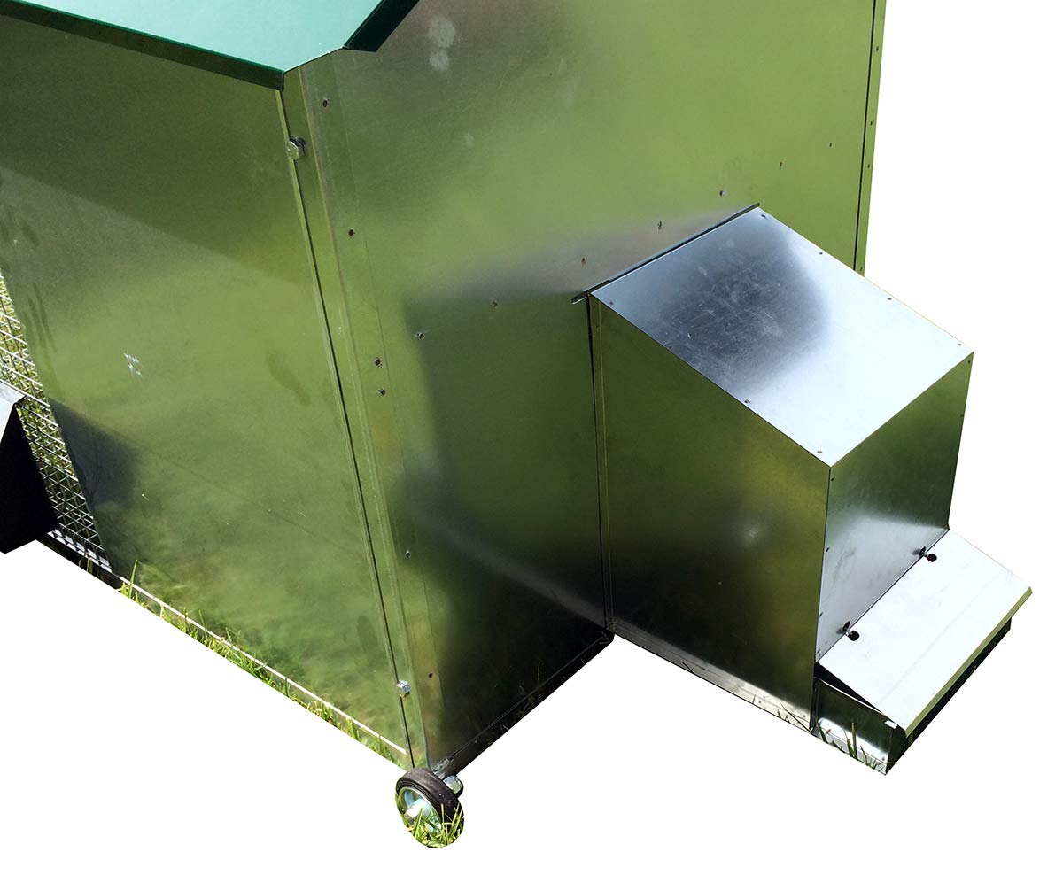 Pollaio Tosaerba. Casetta in Rete e Lamiera cm L 100 x P 180 x H 105. Per 10 Galline Ovaiole