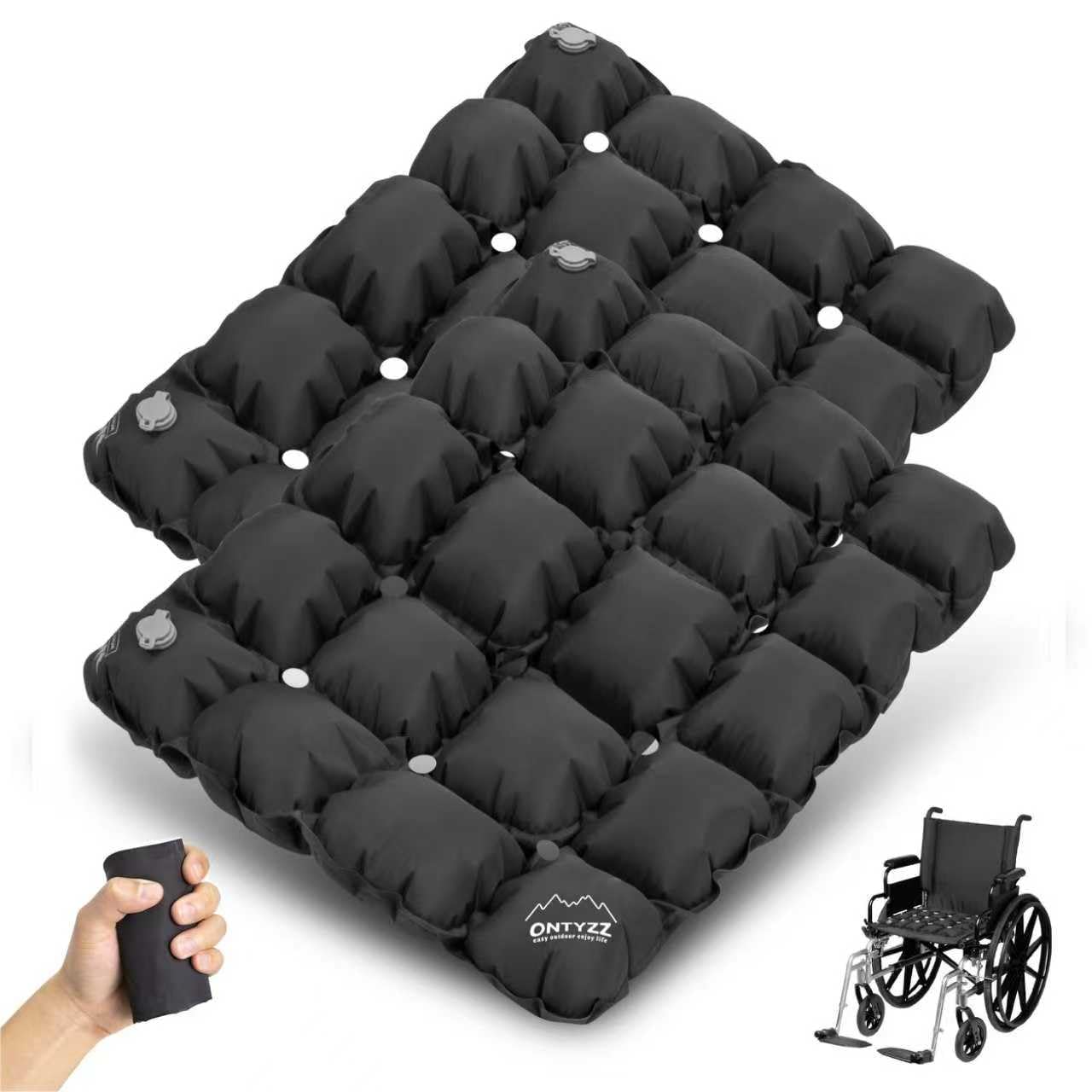 ONTYZZ Seat Cushions Outdoor Ultra Lightweight Inflatable Seat Cover Foldable Breathable Camping Seat Mat for Airplane Hiking Stadium on the Road