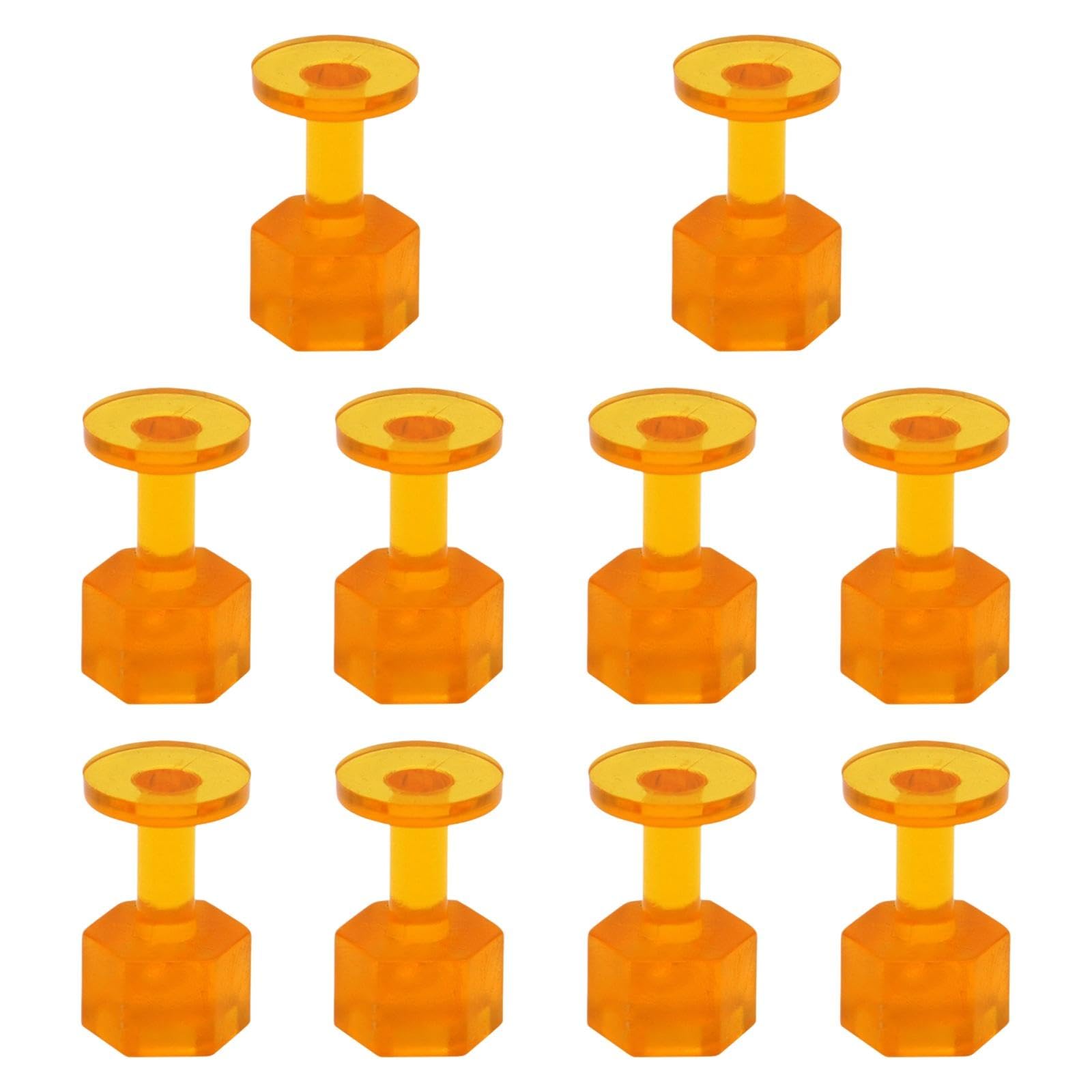 Mqetly 10Pcs Car Dent Glue Pulling Tabs,Dent Removal Puller Tabs Auto Paintless Dent Repair Tool for SUV,Metal Surface,Trucks, Dia 7mm