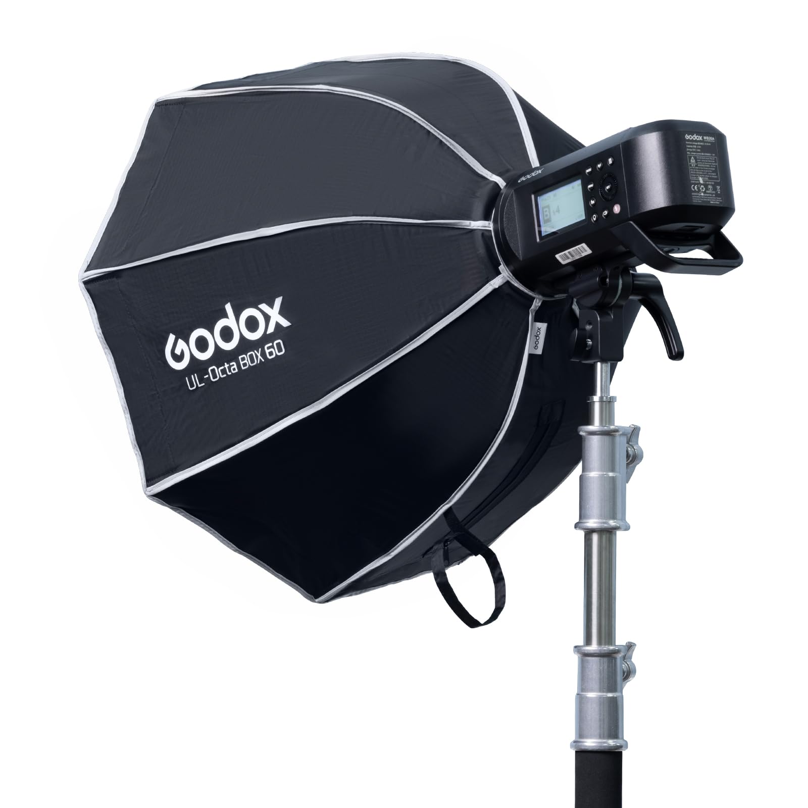 Godox Softbox Octogonal 60cm avec Monture Bowens, Octa-60 Soft Box Portable Pliable Rapide avec Grille et Diffuseur, Compatible Godox/SMALLRIG/Neewer/Aputure