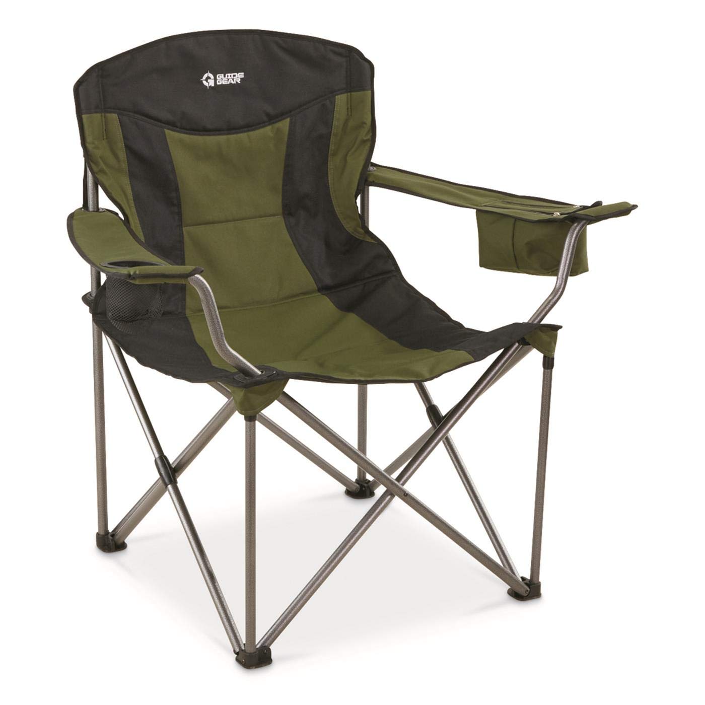 Buy Guide Gear Oversized XXL Camp Chair, 600lb. Capacity, Green/Black