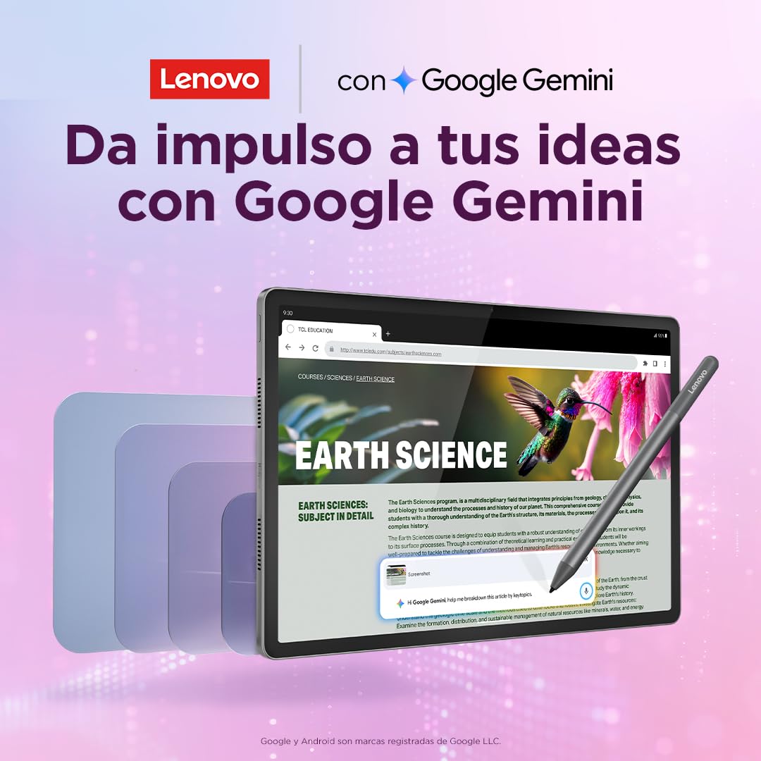 Lenovo Idea Tab Plus Tablet 12.1" 2.5K 12GB RAM 256GB MediaTek Dimensity 6400 90Hz Android 15 Luna Grey