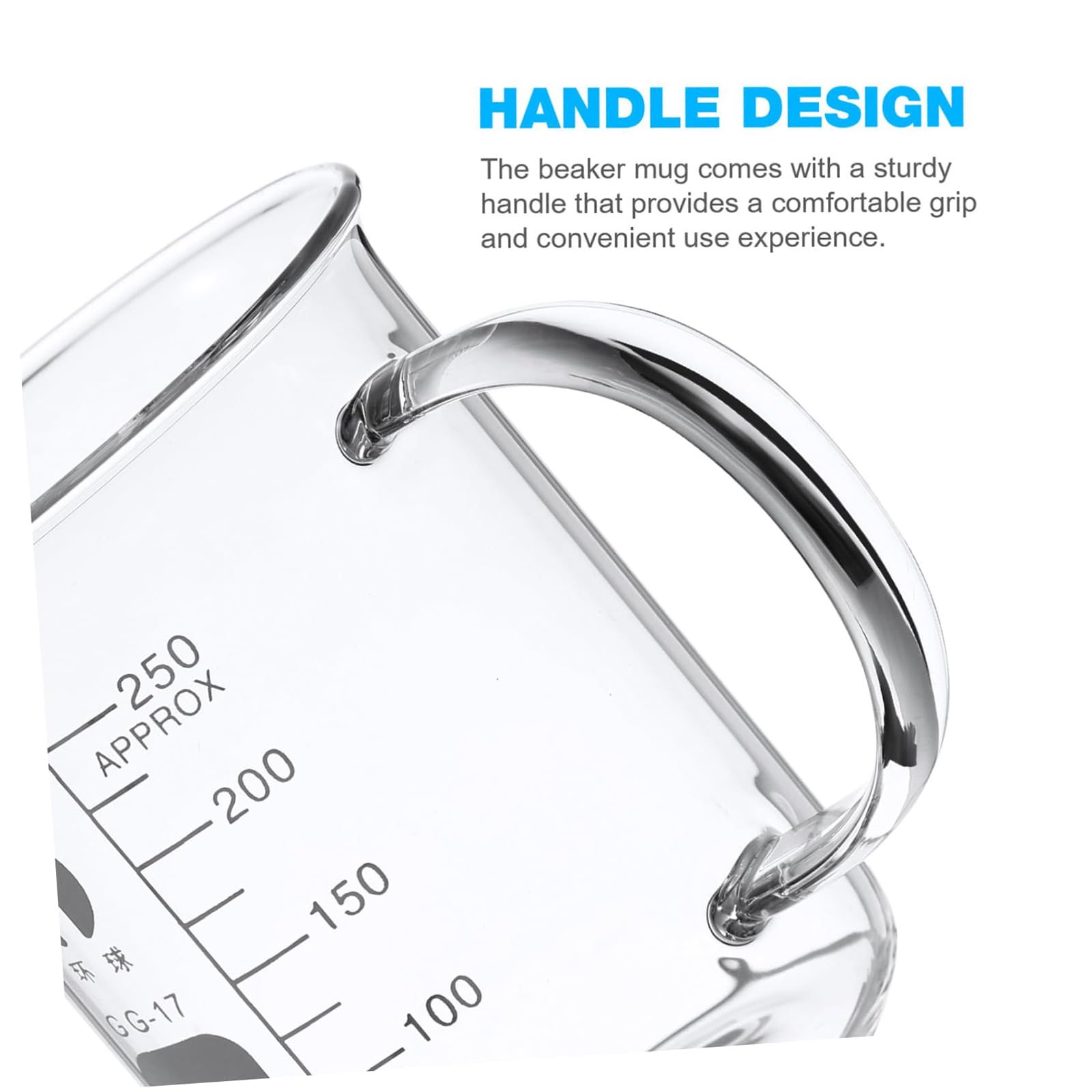 Vaso De Precipitados (600-2000 Ml), con Asa, Resistente A Altas Temperaturas/Reutilizable, Escalas Precisas/fácil De Medir, Pico Cónico, para Experimentos De Enseñanza,2000ml