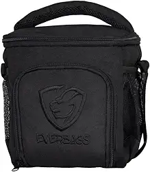 Bolsa Térmica Porta Marmita Fitness Lancheira Compacta Black Academia