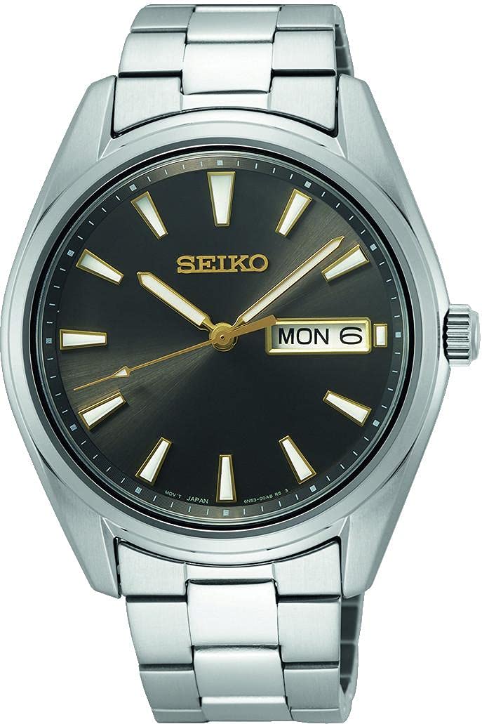 Seiko Quarz SUR343P1 Mens Wristwatch