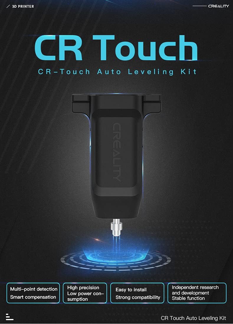 Creality CR Touch Auto Bed Leveling Sensor Kit, Multi-Point Detection, High Precision, Easy to Install, Applicable Ender 3 V2, 3, 3S, 3Pro, 3 Max, Ender-5, 5S, 5Pro, CR-10, and More FDM 3D Printers