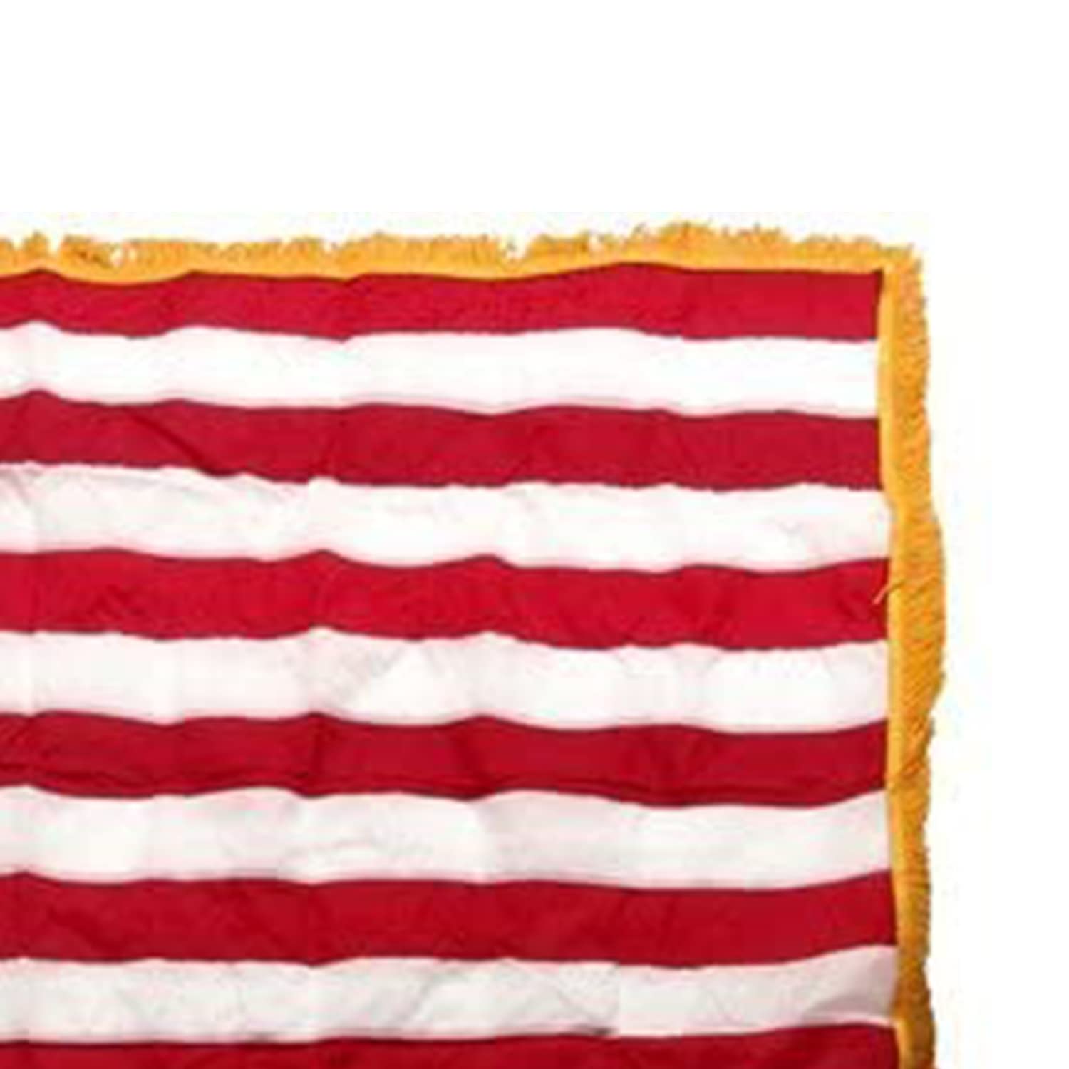 Valley Forge wewnętrzna nylonowa flaga USA ze złotą flagą z frędzlami