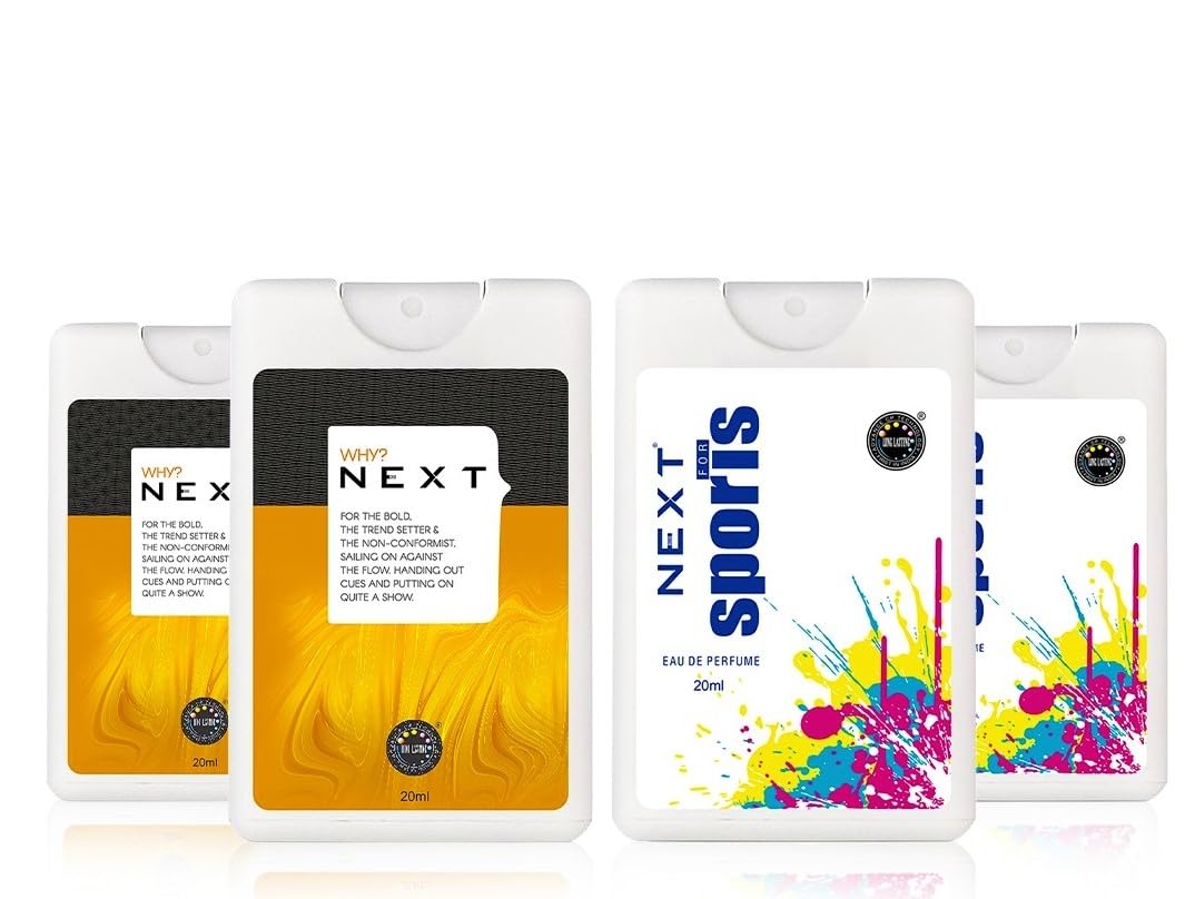 Next Care Sports and Why Pocket Perfume | Perfume Body Spray | Small Pocket Deo (pack of 4 x 20ml)-image-15