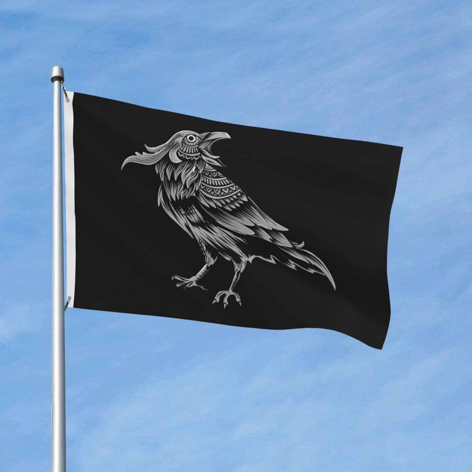 Amazon.com : POOEDSO Black Bird Flags 3x5 Ft Outdoor Double Sided