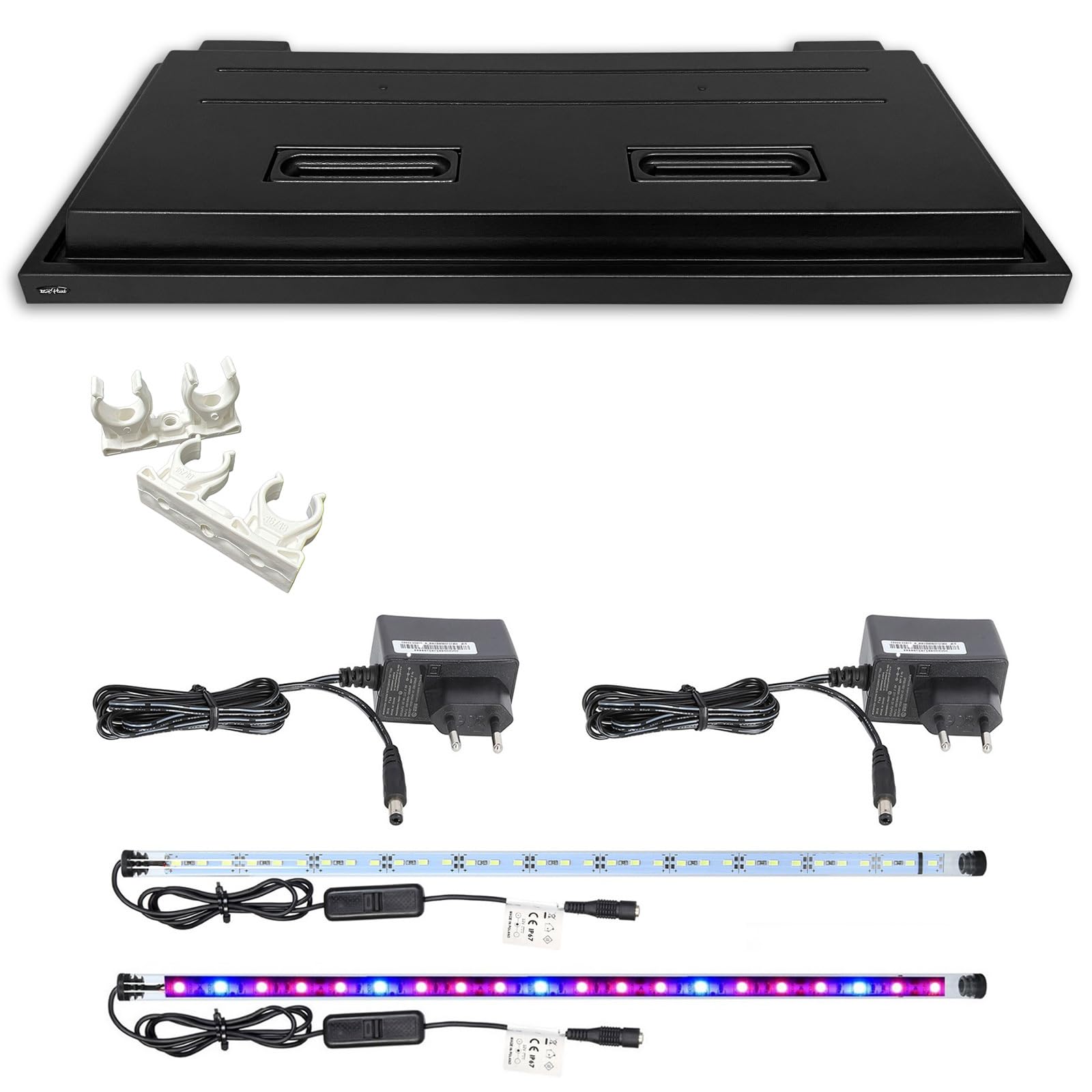Couvercle MLineLED ZooPaul 120 x 40 cm rampe éclairage aquarium plantes LED blanc