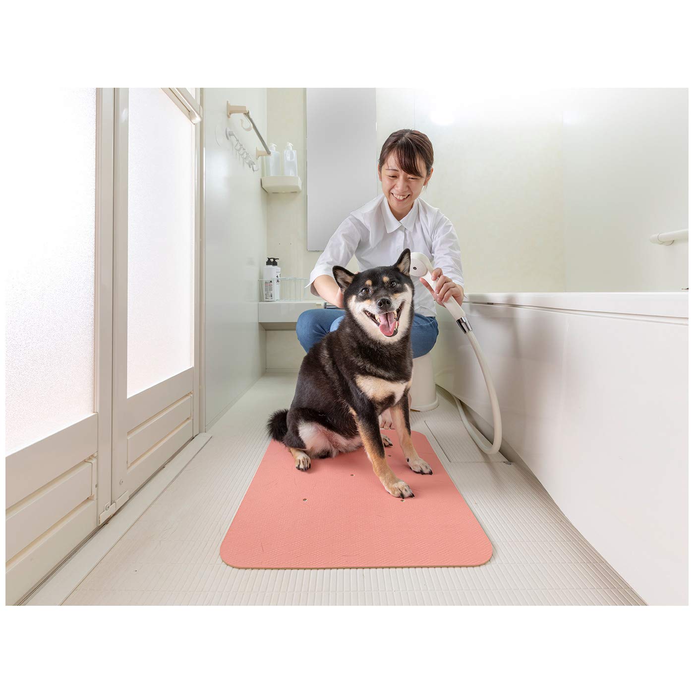 Amazon | サンコー (SANKO) ペットのシャンプー快適マット 45×55cm