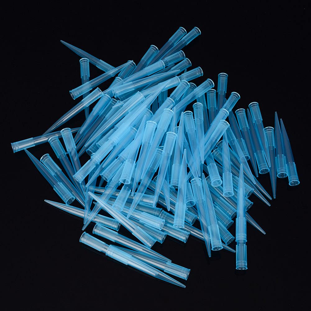 stonylab 1 ml Pipettes Tips, 100 pcs Universal Polypropylene Pipettes Tips Lab Clear Pipet Tips Liquid Transfer for Laboratory Chemistry: Industrial & Scientific