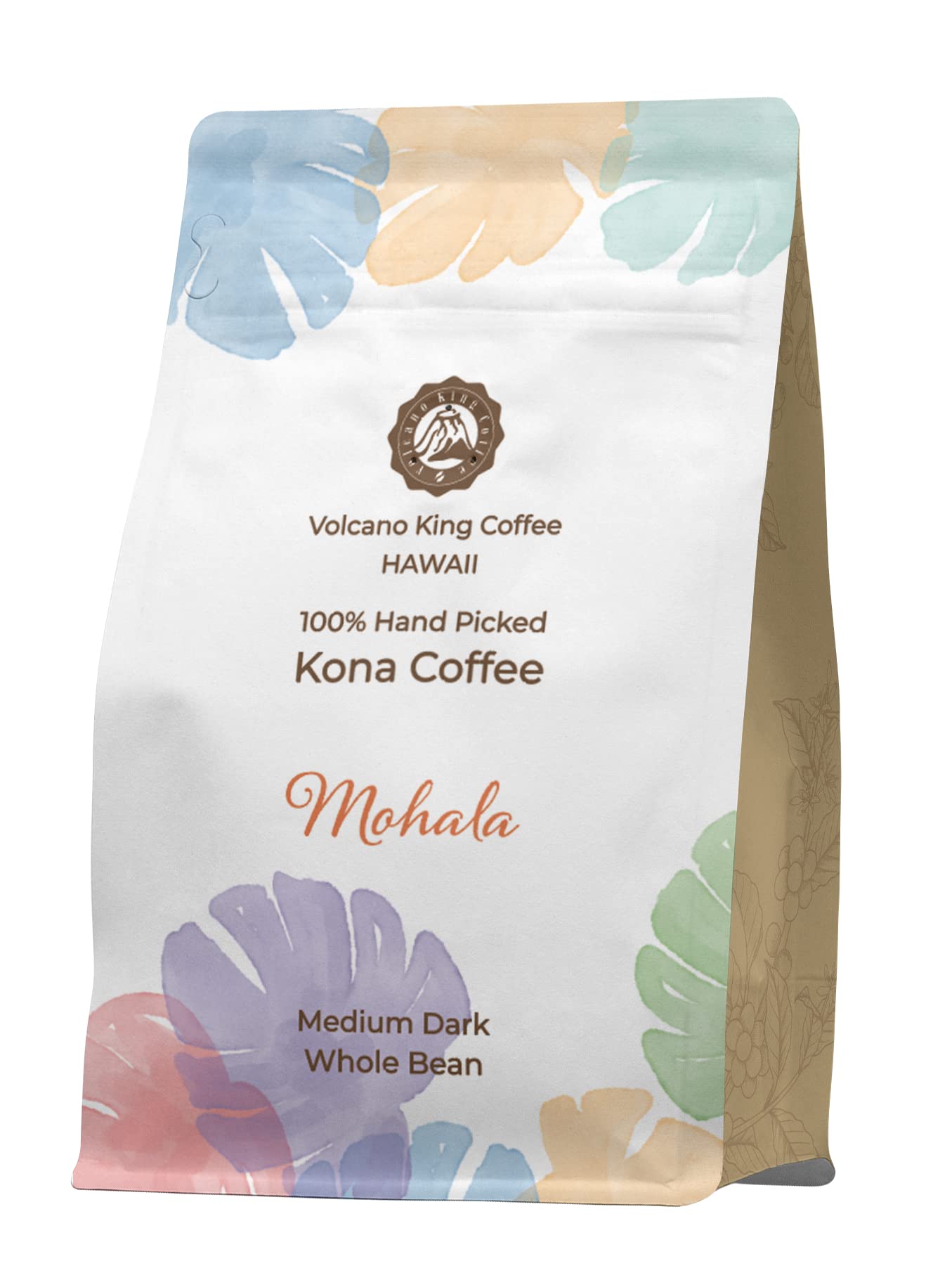 Hawaiian Kona Coffee Beans, 100% Kona Coffee Select Grade, Medium Dark Roast, Whole Bean, Direct from Farm, Ideal for Espresso, Drip or French Press(Mohala, 7 oz)