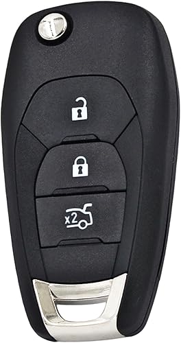 Miniatura 5 de Fundas para llavero de coche para Chevrolet Cruze 2014-2018, reemplazo de 3 botones plegable modificado remoto