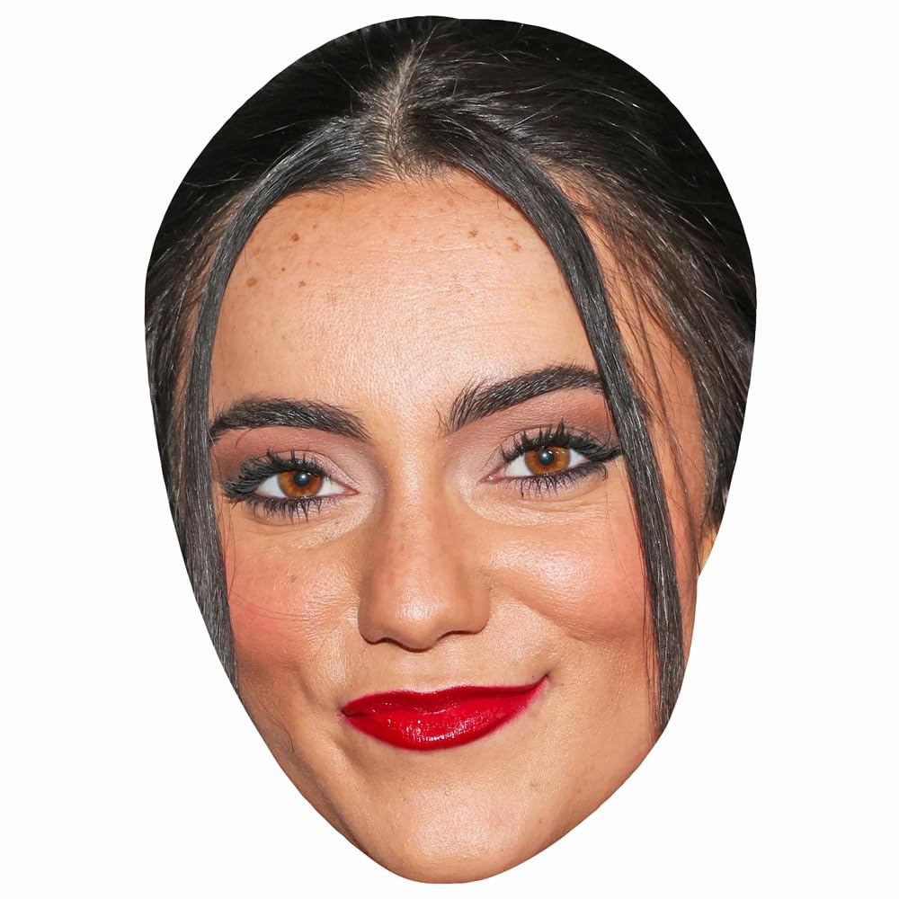Liana Ramirez (Lipstick) Celebrity Mask, Flat Card Face, Fancy Dress Mask