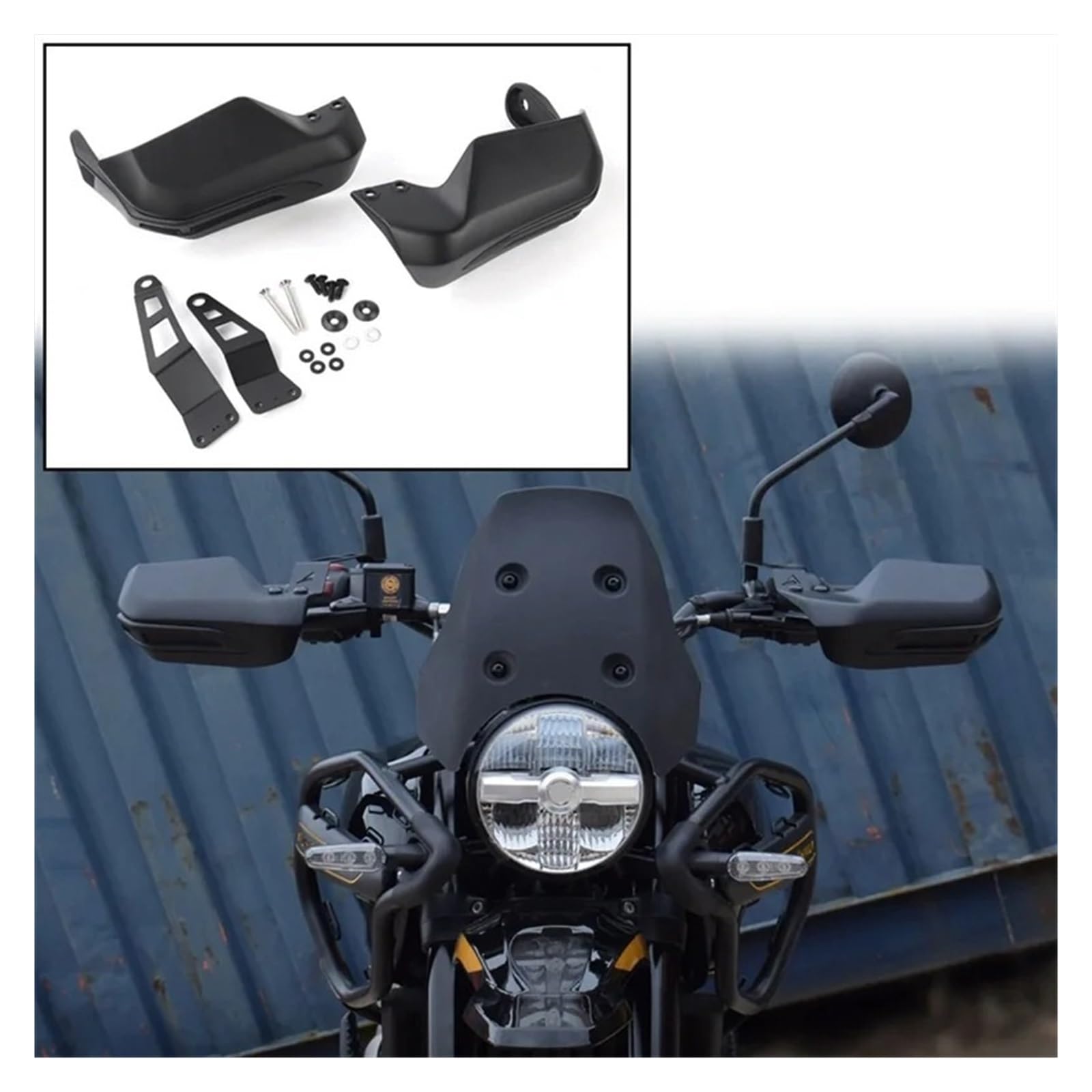 Griffschutz Für Royal Für Enfield Himalayan 450 Führenden Für Rand Handschutz Protector Windschutzscheibe Motorrad Zubehör Motorrad Handschutz