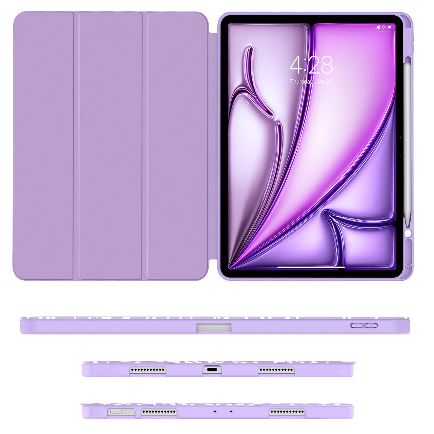 iPad air M2 13インチ &Apple Pencil Pro＆ケース Soke for iPad Air 13 Inch Case (M2) 2024, iPad Pro 12.9 Case 6/5th