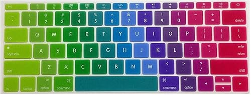 Se7enline Compatible with MacBook Pro 13 inch Keyboard Cover (NO Touch Bar) 2016201720182019 Version Model A1708 Silicone Protective Cover Skin (US