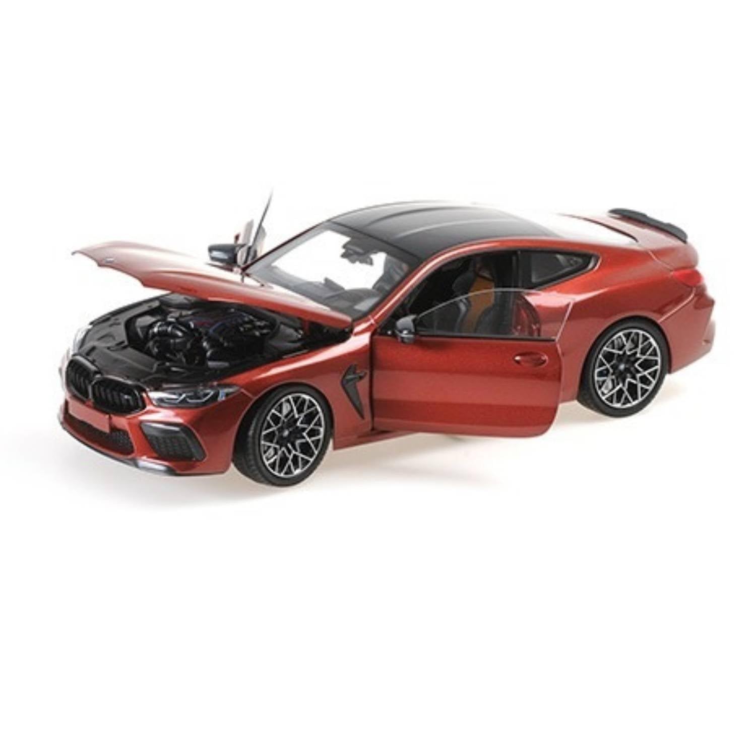 Minichamps- Auto in Miniatura da Collezione, Colore Rosso Metallizzato, 110029020