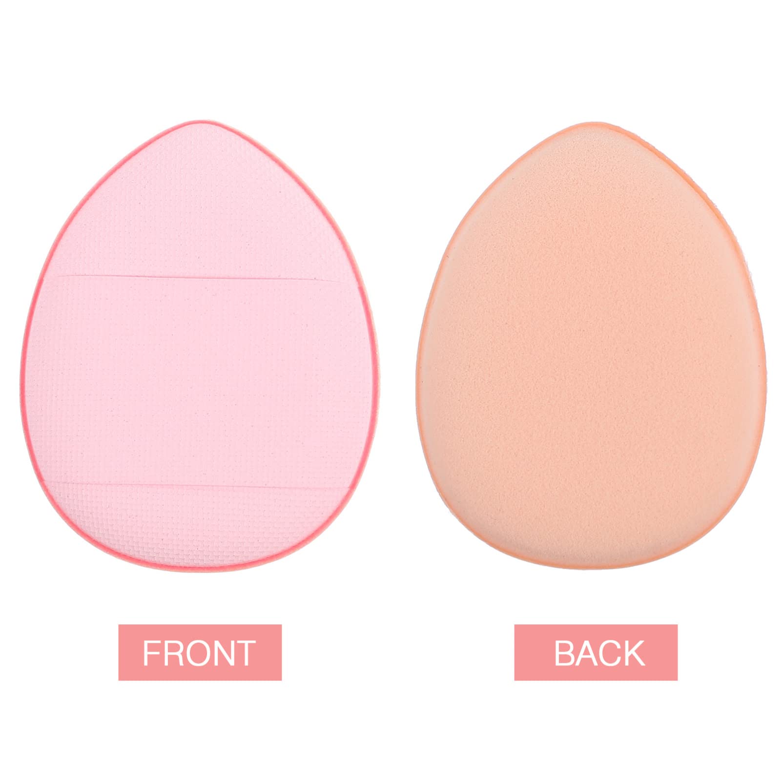 Housoutil 60stücke Teiliges Mini Makeup Puff Feuchtigkeits Und Trockenanwendung Kosmetikschwämmchen Für Foundation Puder Und Blush Weiche Puderquaste Mit Praktischer Schlaufe Für