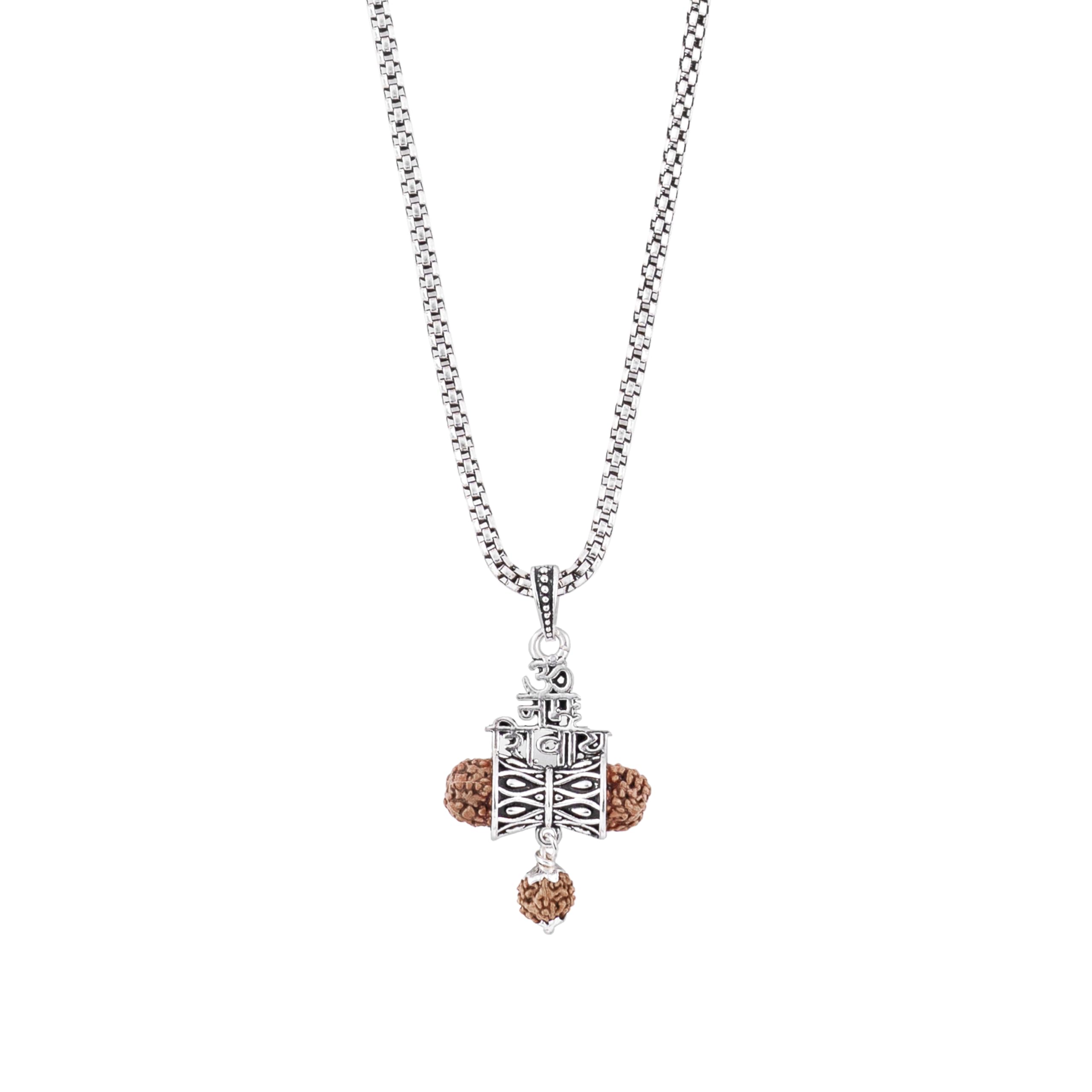 See full amazon price history chart for PRINJAL Rudraksha Om Namah Shivay Damru Pendant With Silver Chain In Pure 92.5 Sterling Silver PRINJAL Rudraksha Om Namah Shivay Damru Pendant With Silver Chain In Pure 92.5 Sterling Silver (B0D6RNKY85) Amazon Price History, Amazon Price Tracker
