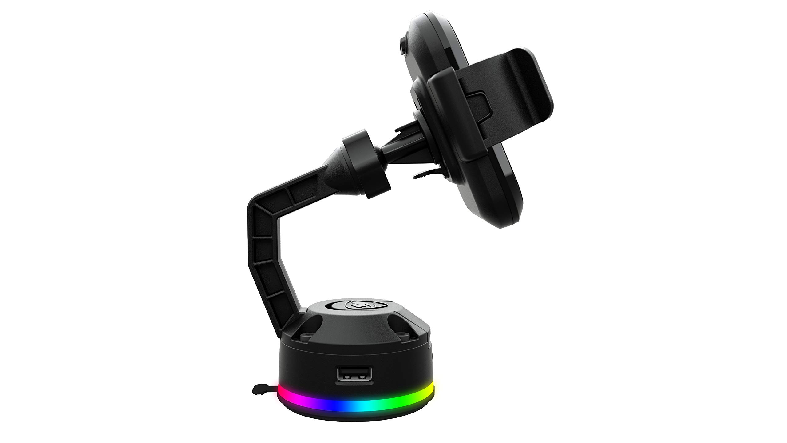 Cougar Bunker M RGB phone stand with QI wireless charging and USB