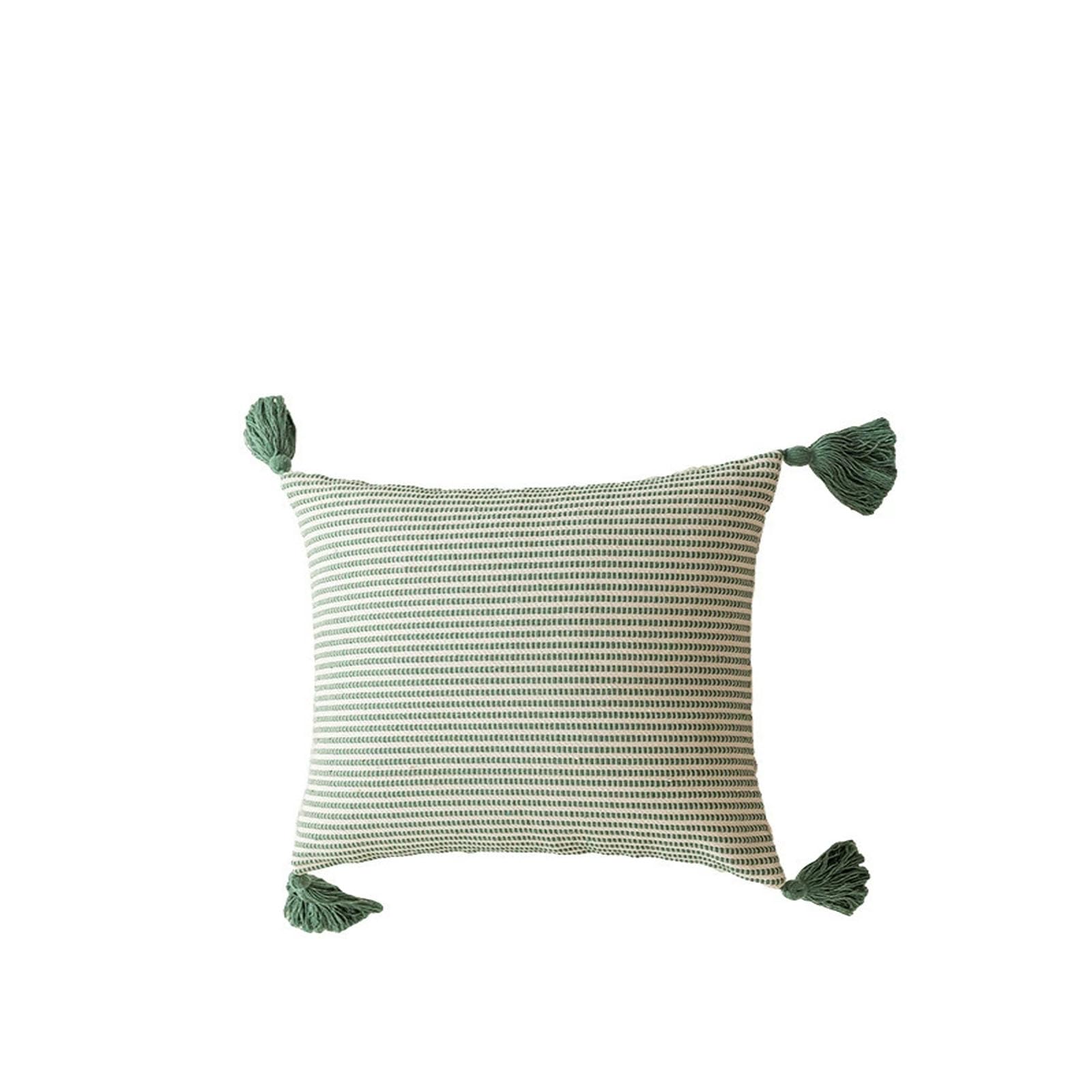 AXCTYSFP BohoTufted Throw Pillow Covers Decorative Tassels Cushion,Farmhouse Case,C,45 * 45cm