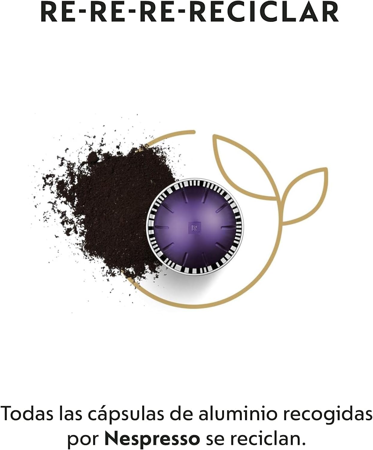 Pack de 50 cápsulas de café Double Espresso Chiaro Nespresso Vertuo
