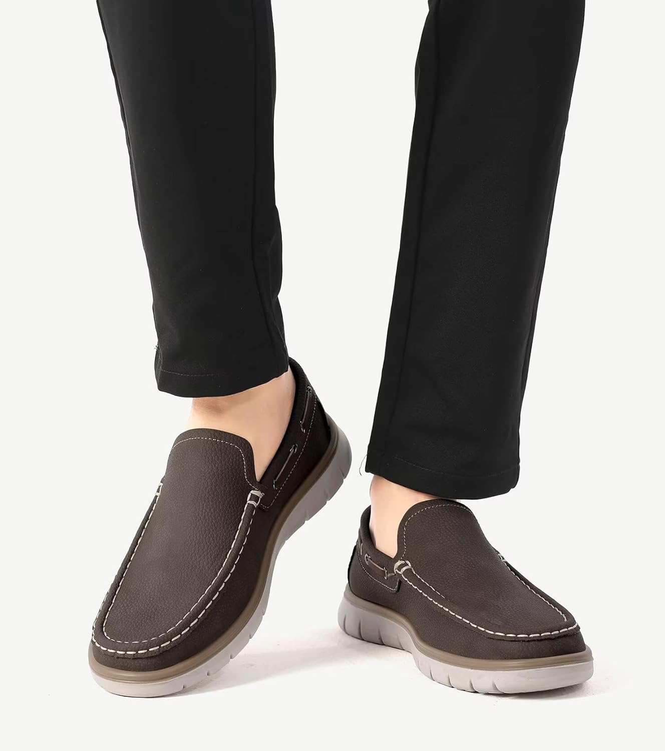 Cheval Men's Casual Loafers Slip On Shoes, Comfortable Lightweight Dress Boat Shoe for Office Driving - Image 2