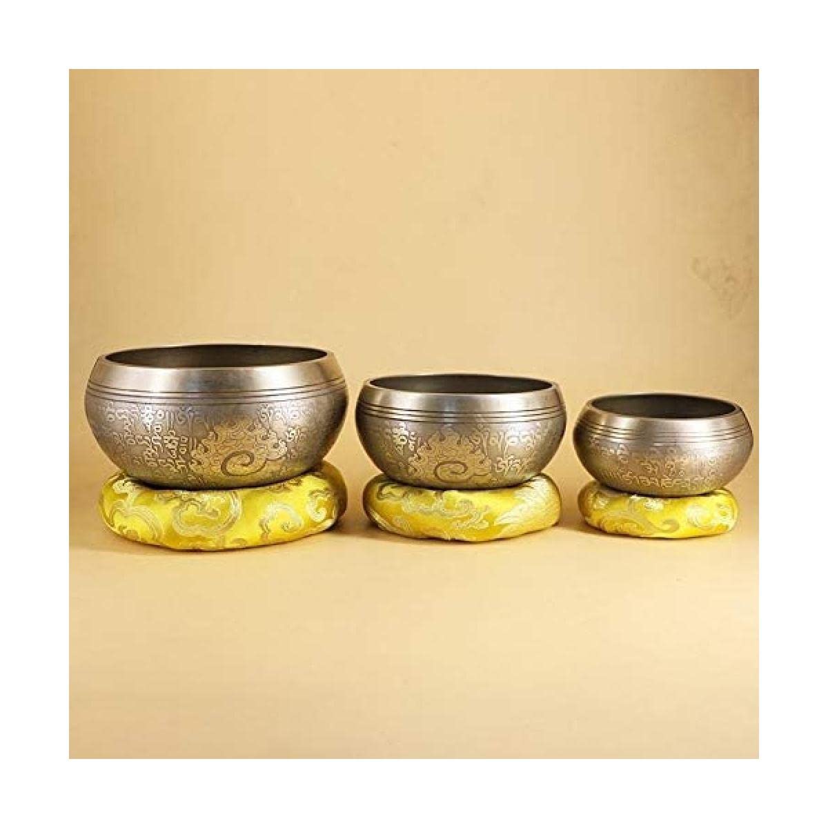 Set di Campane Tibetane Facili da Suonare per Principianti, Campane Buddiste per La Terapia del Suono, Realizzate A Mano in Nepal, Perfette per La Guarigione Olistica, Il Soll