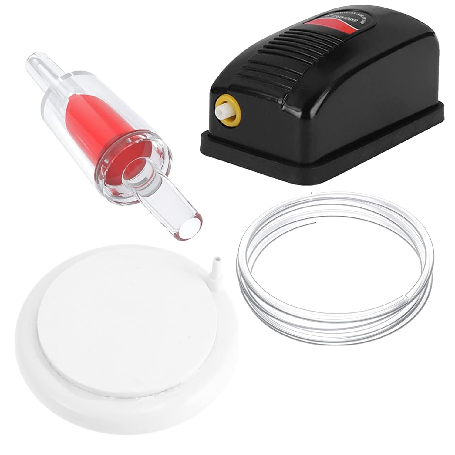 BFA 100(4 INCH) White Round Hydroponics Pump Air Stone Disc Bubble Diffuser for Your Aquarium Fish Tank | Non-Clogging Round |Hydroponics Pump Ceramic With|2 Meter Air Tube|Check Value|Rs-180 Air Pump (B0CVV9JC24) Amazon Price History, Amazon Price Tracker