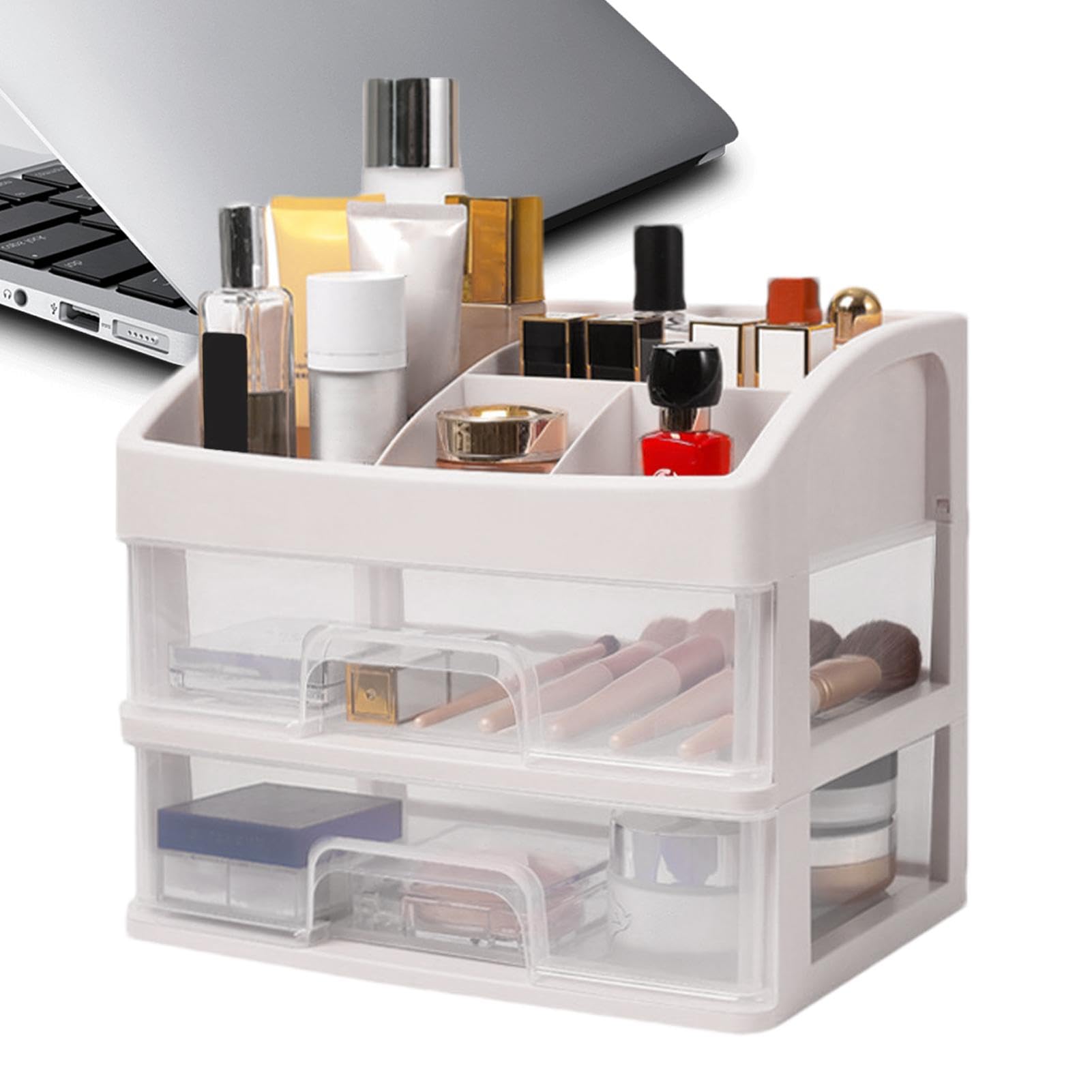 Organisateur de maquillage et bijoux de salle de bain étanche