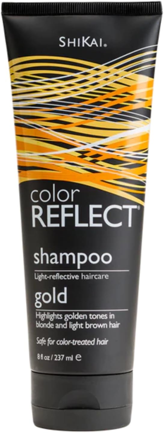 Shikai Color Reflect Gold Shampoo, 236ml