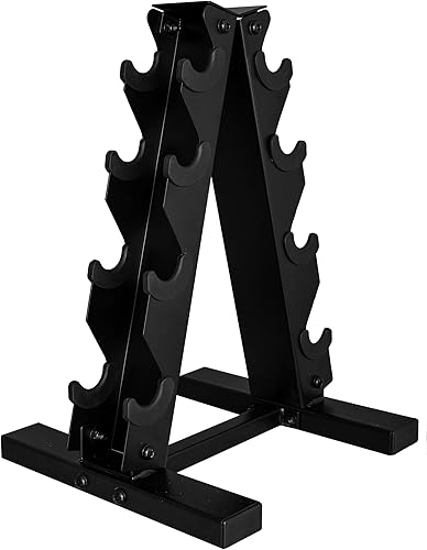 Miniatura 3 de CAP Barbell Rubber Coated Dumbbell Weight Set with Vertical Rack | 100 lb, 150 lb, and 210 lb Options