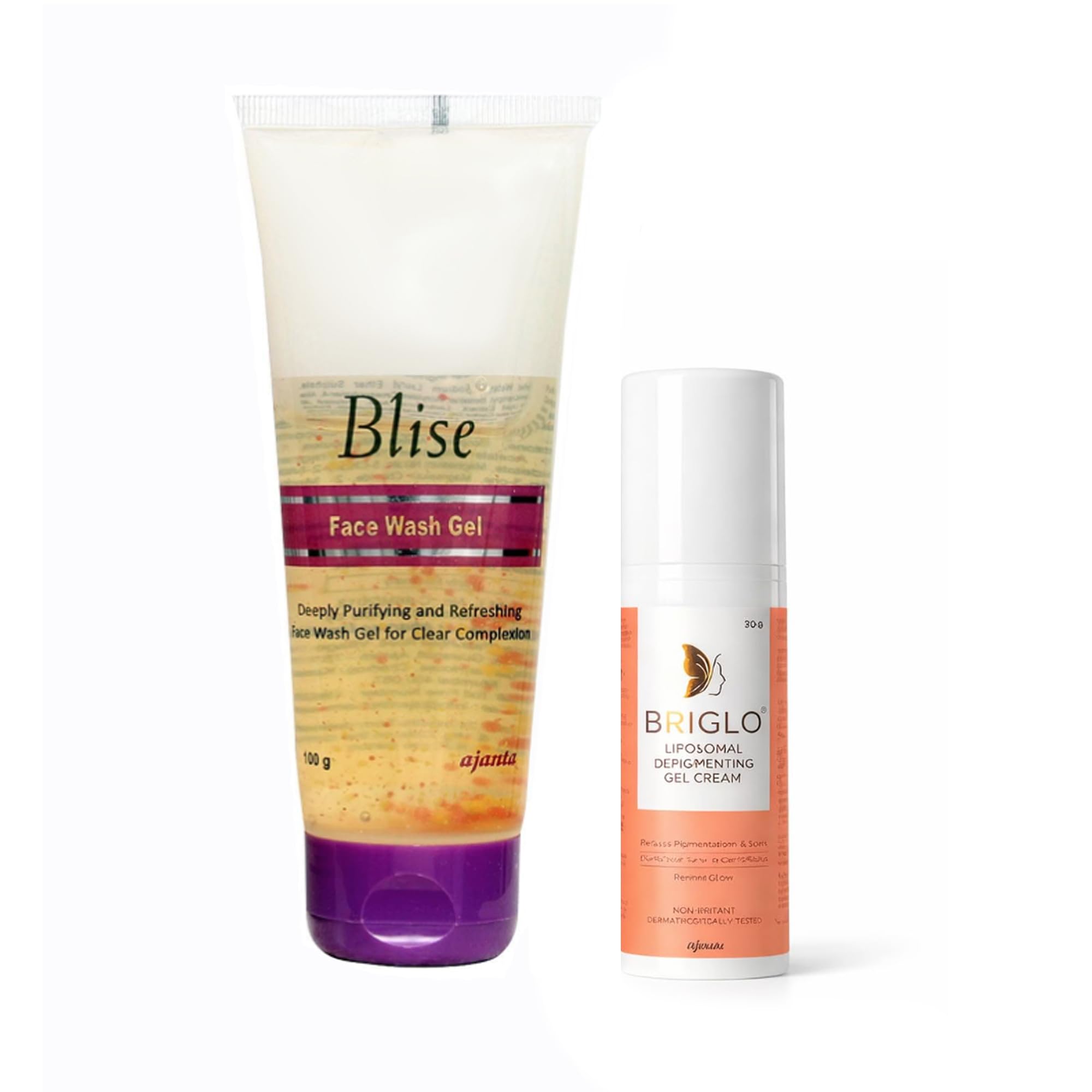 Blise Deeply Purifying & Refreshing Face Wash Gel 100g + BRIGLO GEL CREAM 30g Clear Complexion Cleanser & Advanced Skin Brightening Radiance Treatment Combo Kit | Fades Spots & Hyperpigmentation-image-12