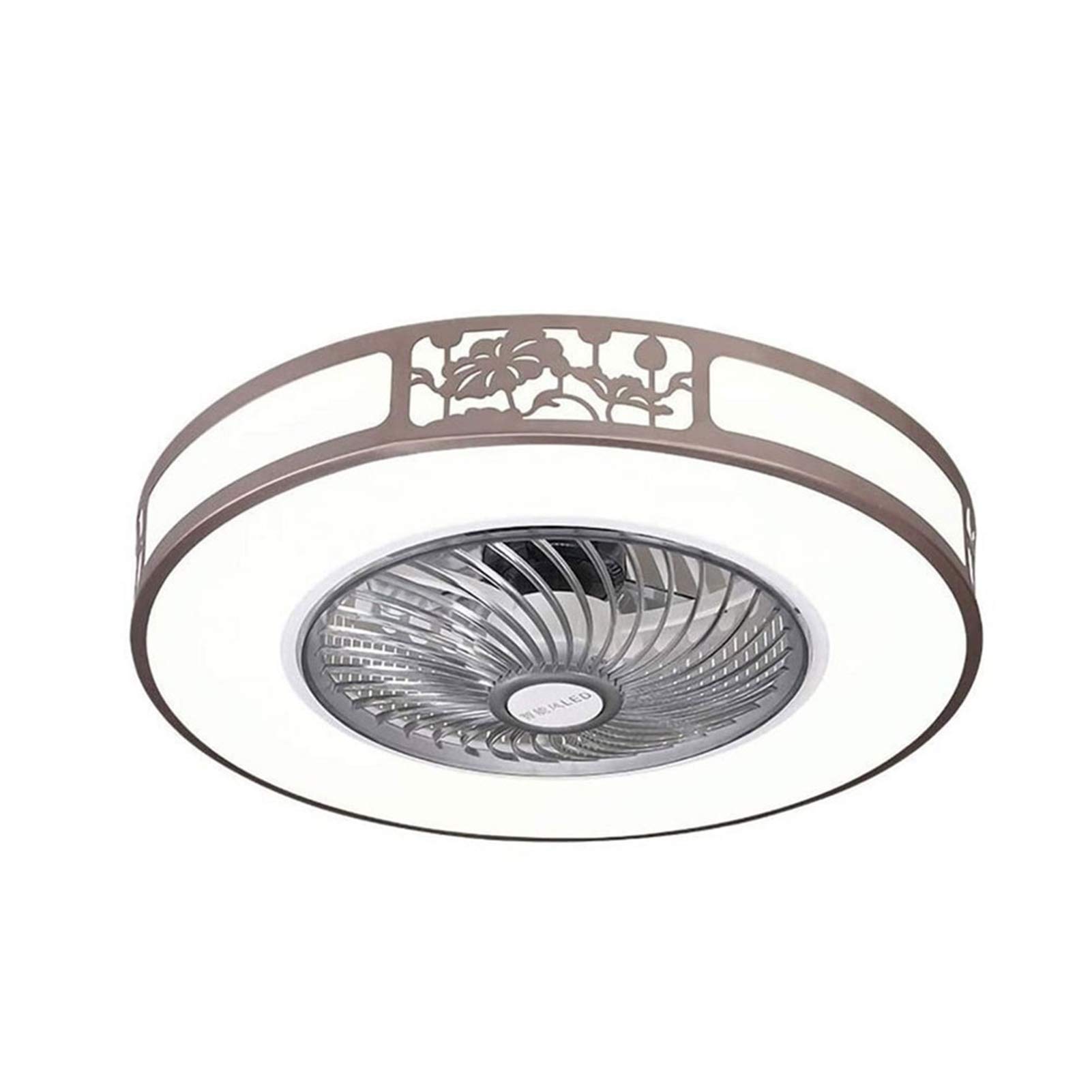 Ventilateur de plafond LED silencieux à 3 vitesses avec télécommande pratique