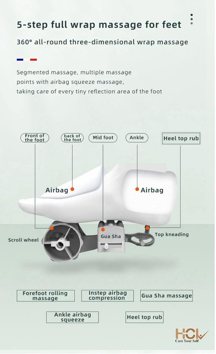 HCI ELEG FAT massager, a 360* rolling, squeezing and squeezing the heads with a 360* rolling, squading and wrapping foot massage. HCI ELEG FAT massager, a 360* rolling, squeezing and squeezing the heads with a 360* rolling, squading and wrapping foot massage.