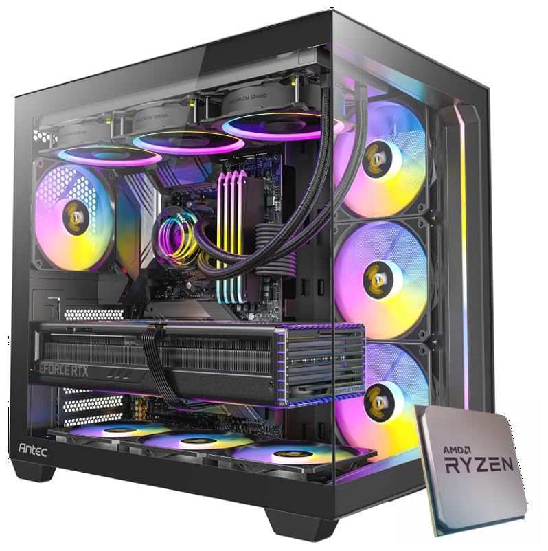 Computer Gaming PC doppia camera (R7 7700, RTX 5070 12GB) 32GB RAM 1TB NVMe WIFI Bluetooth