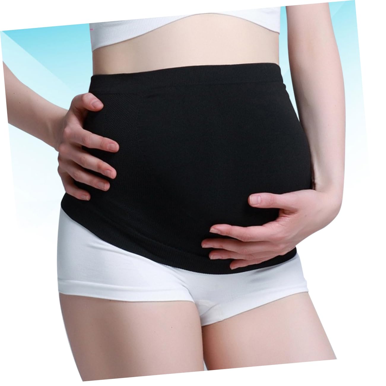 Beavorty Mom Postpartum Belly Band Waist Belt Hip Thrust Belt Comfortable Maternity Girdle for Pregnant Women Hipline