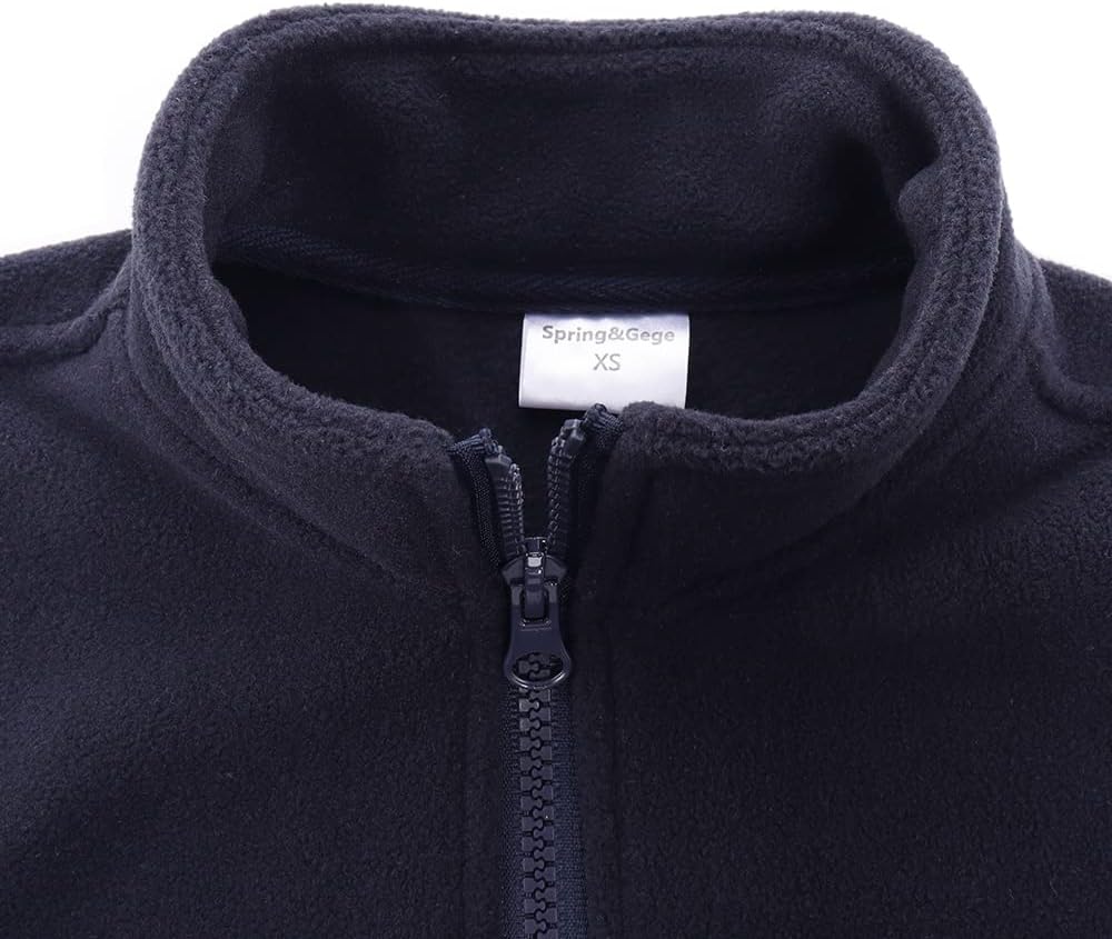 Spring&Gege Boys Full Zip Polar Fleece Vest Sleeveless Outwear Warm Jacket with Pockets (3-12 Years) - Image 3