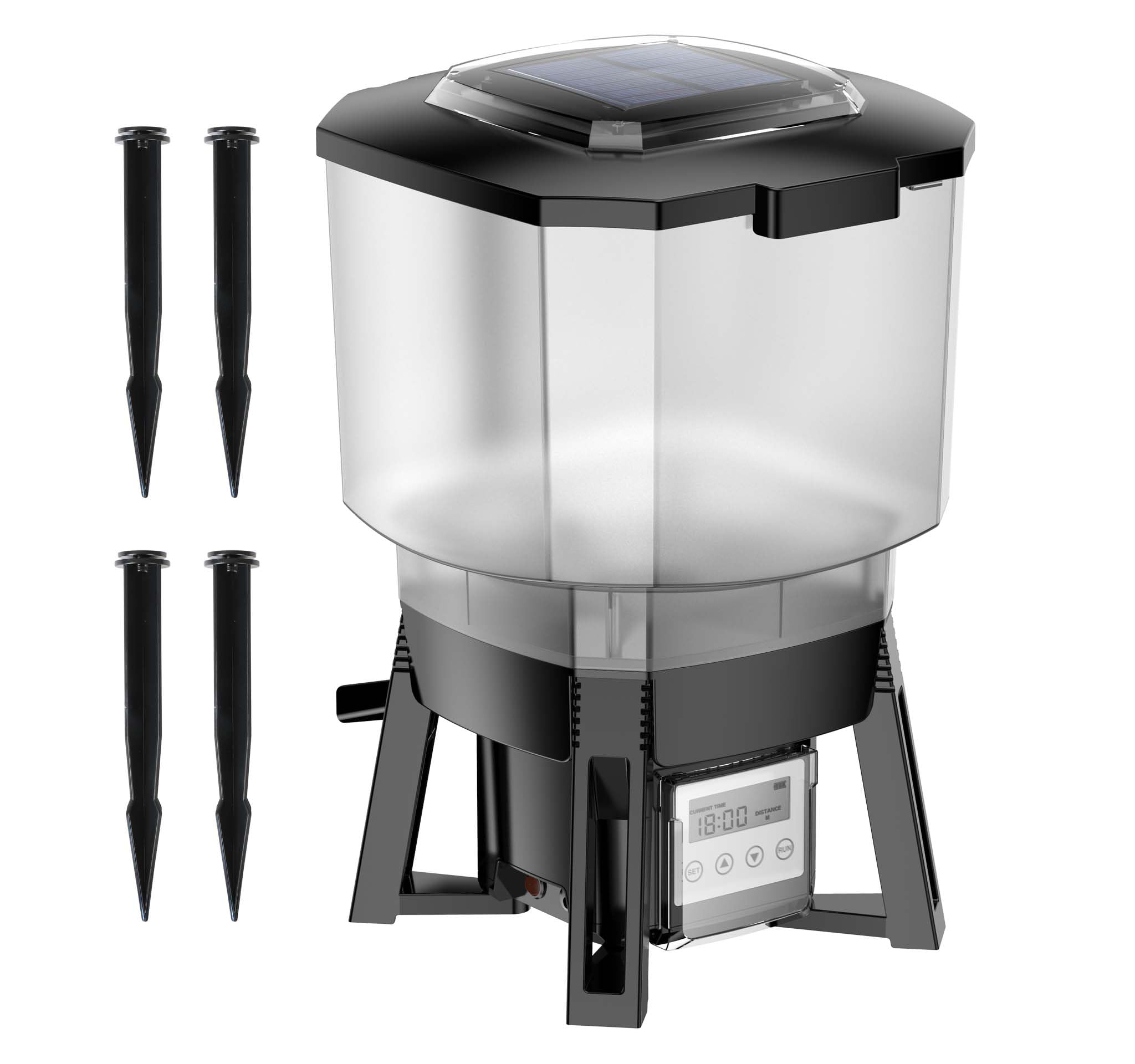 SunSun Automatic Solar Power Pond Feeder 12L Container CFF-212