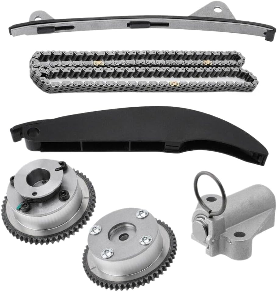 Engine Rebuild Kit with Timing Chain, Head Gasket, Camshaft, Connecting Rod Bearings, and Piston Rings for 2.0L L4 Engines