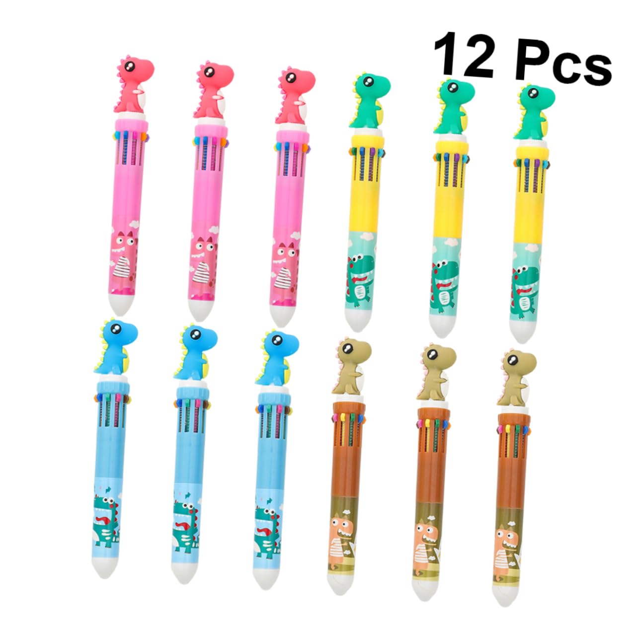 SHINEOFI 36piezas Bolígrafos De Bolita De Diseño De Estación Escolar Para Material Perfectos Para Dibujar y Firmar