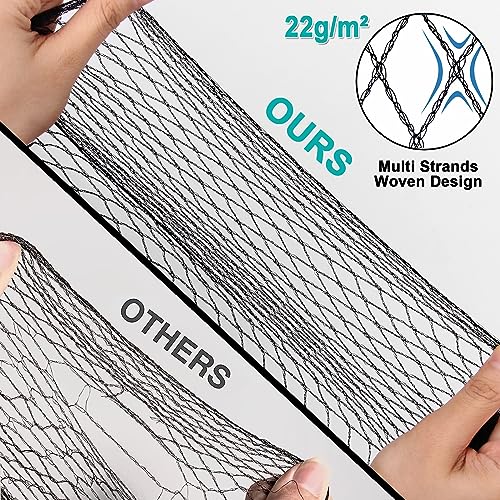 Rede para lagos de 2,1 x 3 m de malha resistente para lagoas de carpas - Rede de escumadeira para la