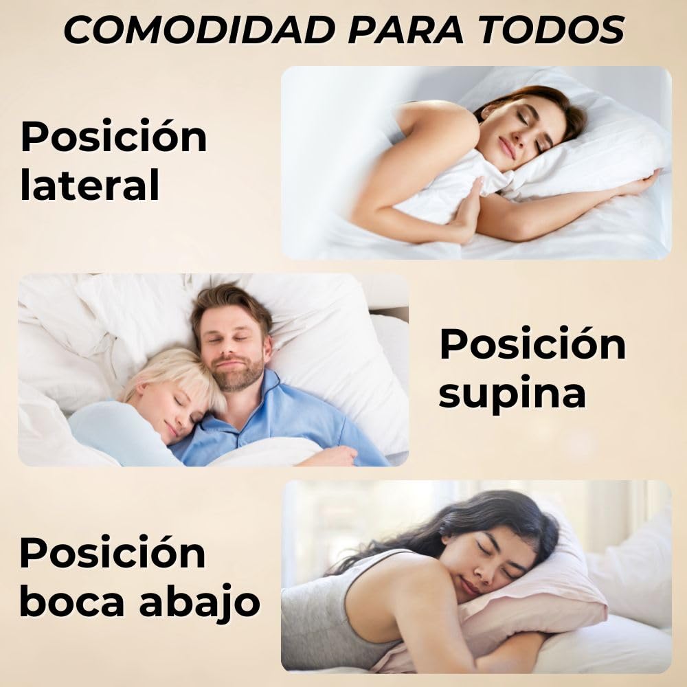 MAXIME MAISON - Almohadas Viscoelasticas 70 Pack 2 Made in Italy, Almohada Cervicales y Cuello con Efecto Masajeador, Ergonómica para Dormir, Cojines Cama 40x70 cm (2, Funda Aloe Vera, Altura 13)
